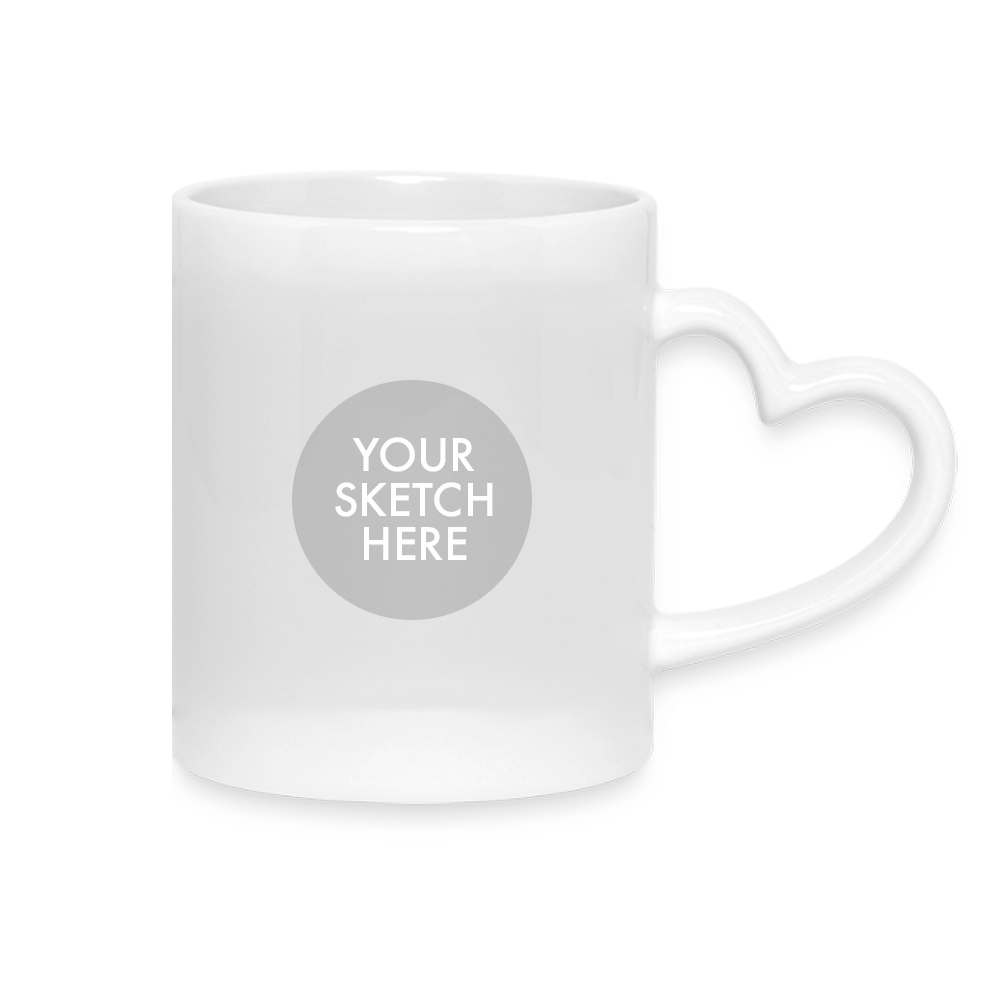 Heart-Handle Coffee Mug