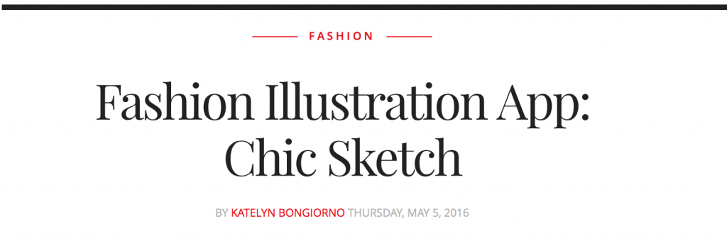 This Cool New App Turns Your Pictures Into Fashion Sketches | Allure