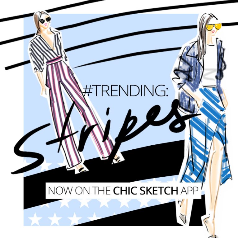 Show Off Your Stripes with Chic Sketch!
