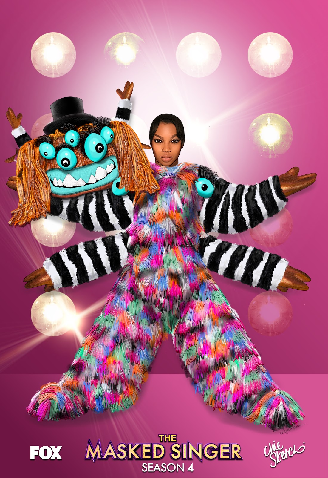 It’s Here: Masked Singer X Chic Sketch App